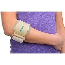 Aircast Pneumatic Armband: Tennis/Golfers Elbow Support Strap, BeigeAircast Pneumatic Armband: Tennis/Golfers Elbow Suppo…