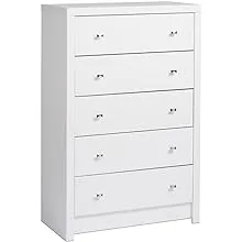 Calla 5 Drawer Dresser for Bedroom, Chest of Drawers, Bedroom Furniture, Clothes