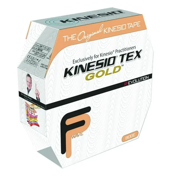 Kinesio Tex Gold FP: 2&#034; W x 103.3&#039; L - 1 Clinical Roll