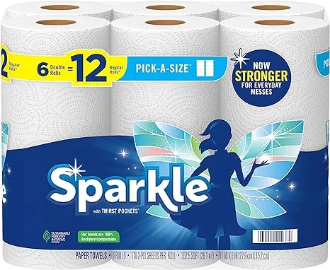 Sparkle Pick-A-Size Paper Towels