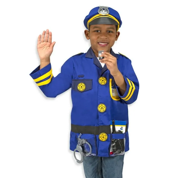 Melissa & Doug Police Officer Role Play Costume Set Kids