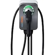 ChargePoint Home Flex Level 2 WiFi Enabled 240 Volt NEMA 14-50 Plug Electric Vehicle EV Charger for Plug in or Hardwired Indoor Outdoor Setup w/Cable