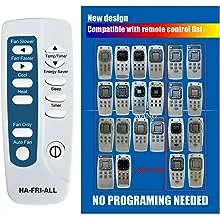 YING RAY Replacement for Frigidaire Window Air Conditioner Remote Control Listed in The Picture (1PC)