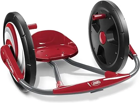 Radio Flyer Cyclone Kid's Ride On Toy, Red, Ages 3 - 7 Years