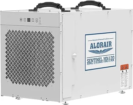 ALORAIR Sentinel HDi120 Commercial Dehumidifier with Pump, 235 Pints Whole Homes Dehumidifier for Crawl Spaces, Basements, up to 3,300 sq. ft. 5 Years Warranty, cETL, Optional Remote Monitoring