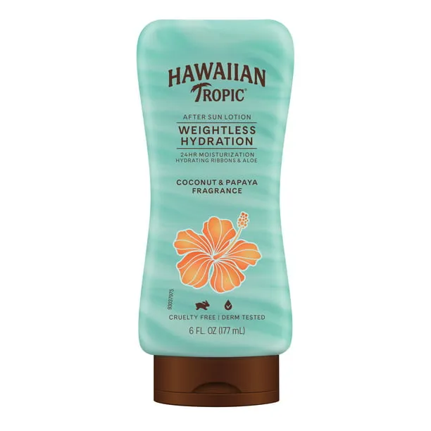 Hawaiian Tropic Silk Hydration Moisturizing Sun Care After Sun Lotion - Coconut Papaya, 6 Ounce