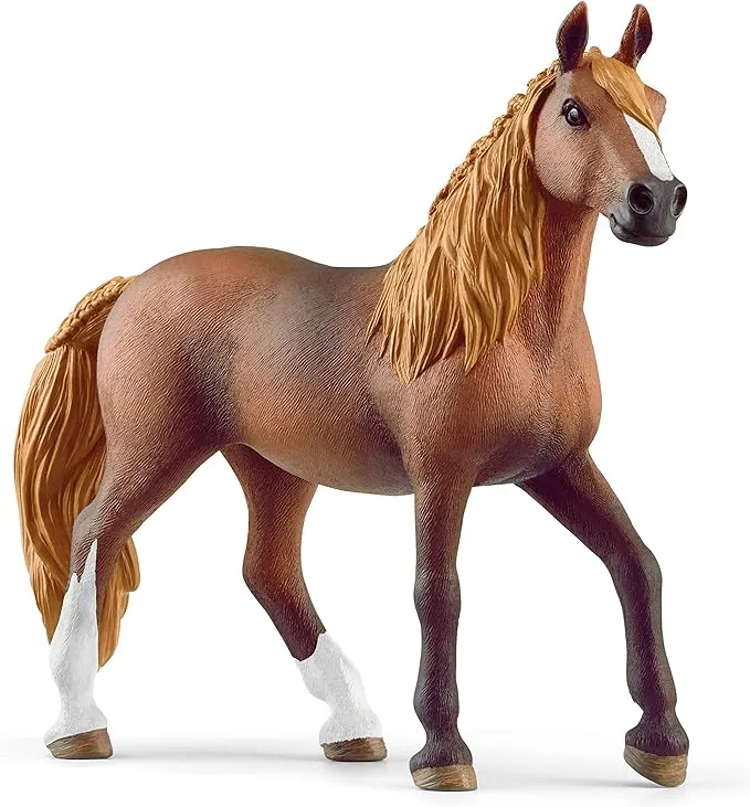 Schleich Horse Club 2023 Authentic Majestic Peruvian Pasos Mare Horse Figurine - Realistic Detailed Riding Horse Mare Toy for Boys and Girls Imagination and Play, Highly Durable Gift for Kids Ages 5+