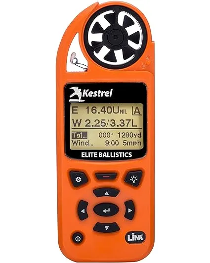 Kestrel, Elite, Blaze Orange, Weather Meter, Applied Ballistics with Link