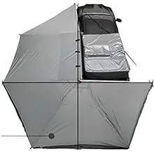 OVS Nomadic Awning 270 Dark Gray Cover W/Blk Transit Cover Driver Side &amp; Bracket