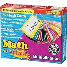 Math in a Flash™ Color-Coded Multiplication Flash Cards, 169 Cards