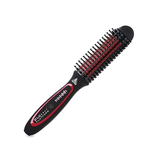 FHI Heat Stylus Thermal Styling Brush — Multi-Functional Thermal Brush for Smoothing, Volumizing, Curling, Flipping — Thermal Round Brush w/Tourmaline Ceramic for Frizz-Free, Smooth Hair