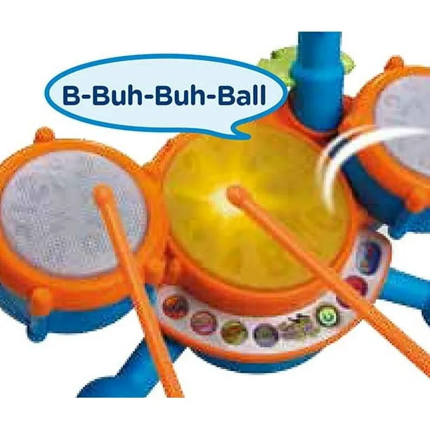 VTech, KidiBeats Drum Set, Toy Drums, Musical Toy, Learning Toy for Kids 2-5 Years