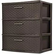 Sterilite 3 Drawer Weave Tower