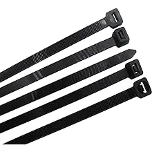 Superun Heavy Duty Zip Ties 20 Inch, Strong Large Black Zip Ties 120 Lbs Tensile Strength Selflocking Wire Ties (Industrial Grade Cable Ties) Pack of 50