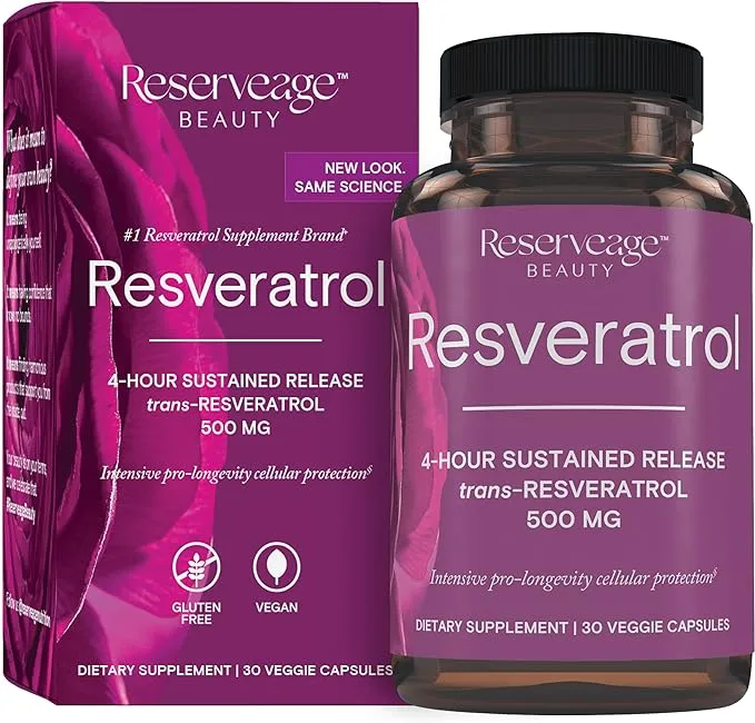 Reserveage Resveratrol 500mg