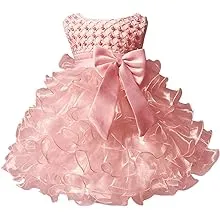 Baby Girl Dresses Ruffle Lace Pageant Party Wedding Flower Girl Dress