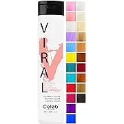 Celeb Luxury Viral Colorwash, Professional Semi-Permanent Hair Color Depositing Shampoo, Rose Gold