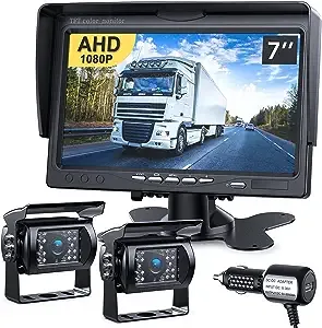 DVKNM Upgrade Dual Backup Camera Monitor Kit