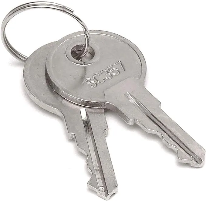 Global Industrial RP9009 Keys 2 Replacement for Cabinet Model 603355,