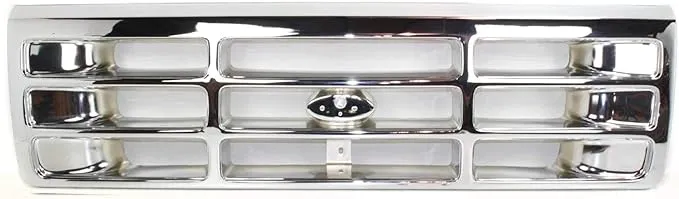 Garage-Pro Grille Assembly Compatible with 1992-1996 Ford F-250 1997 HD Chrome ...