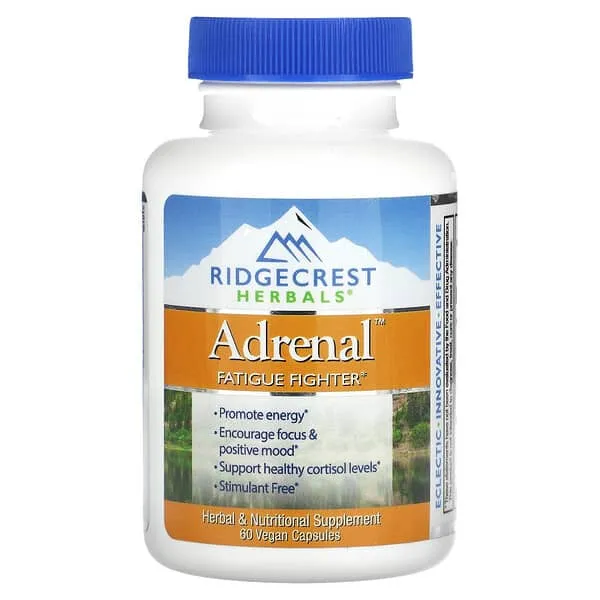 Adrenal Support & Cortisol Manager (Non-GMO) Powerful Adrenal Health with L-Tyrosine & Ashwagandha - Maintain Balanced Cortisol Levels & Stress Relief - Fatigue Supplement - 60 CapsulesAdrenal Support & Cortisol Manager (Non-GMO) Powerful Adrenal Health 