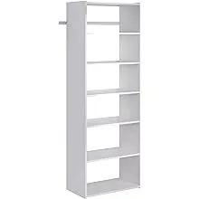 Easy Track Essential Shelf 25 in. W White Wood Closet Tower