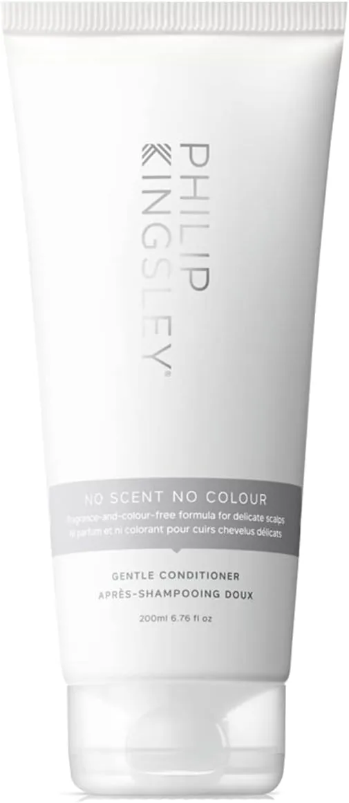 Philip Kingsley No Scent No Colour Conditioner for Sensitive Delicate Scalps Nourishing Gentle Conditioning Sulfate-Free Fragrance-Free Color-Free Smooths Frizz Control Detangles Adds Shine, 1000 ml