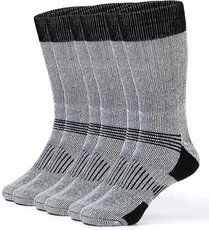 COZIA Merino Wool Socks for Men and Women Warm thermal Boot Hiking Socks 3 Pairs