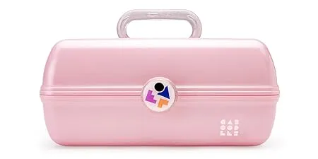 Caboodles On-The-Go Girl Makeup Box, Pink Sparkle