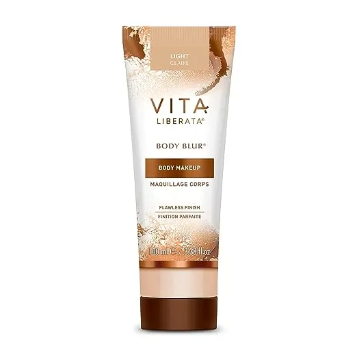 Vita Liberata Body Blur, Leg and Body Makeup. Skin Perfecting Body Foundation for Flawless Bronze, Easy Application, Radiant Glow, Evens Skin Tone, New Packaging