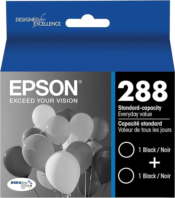 Epson T288120-S DURABrite Ultra Black Standard Capacity Cartridge Exp 12/2025