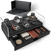 Holme & Hadfield Elevate Your Watch Collection with The Collector – Premium Watch Display Case for 7 Watches – Elegant Gift for Men – Wooden Mens Watch Box & Watch Case – Lifetime Assurance IncludedHolme & Hadfield Elevate Your Watch Collection with The 