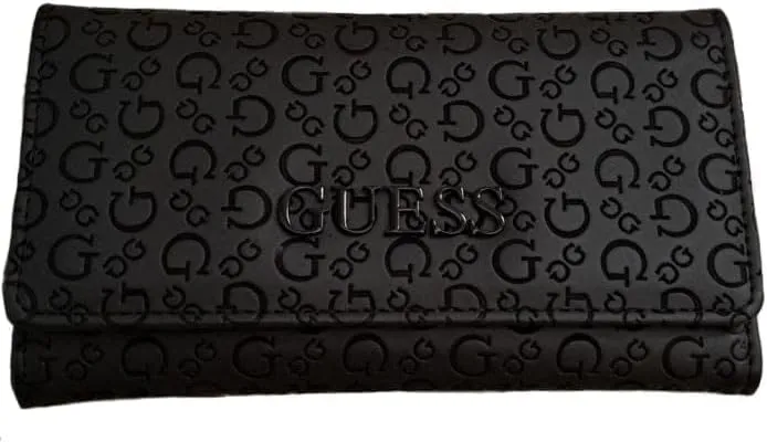 Guess Bowie Debossed Logo Slim Clutch Wallet