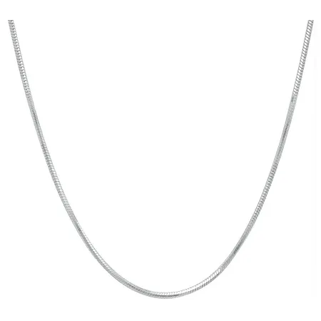 925 Sterling Silver 1MM Box Chain Italian Necklace Lightweight Strong - Lobster Claw Clasp 16" - 36"