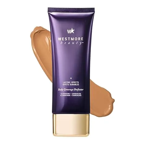 Westmore Beauty Body Coverage Perfector 7 Oz/ 210ml (Golden Radiance) - Waterproof Leg And Body Makeup For Tattoo Cover Up And More - The Best Tattoo Cover Up Leg MakeupWestmore Beauty Body Coverage Perfector 7 Oz/ 21…