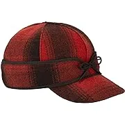 Stormy Kromer Original Cap - Red/Black Plaid