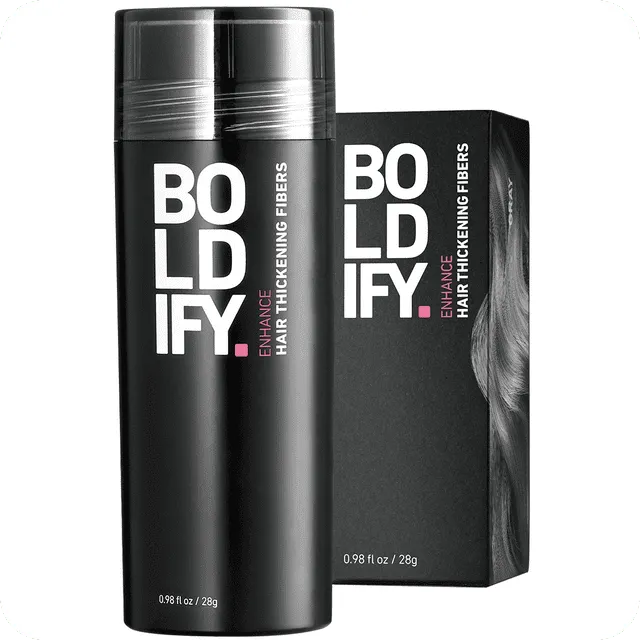 Boldify Hair Building Fibers for Thinning Hair (White)