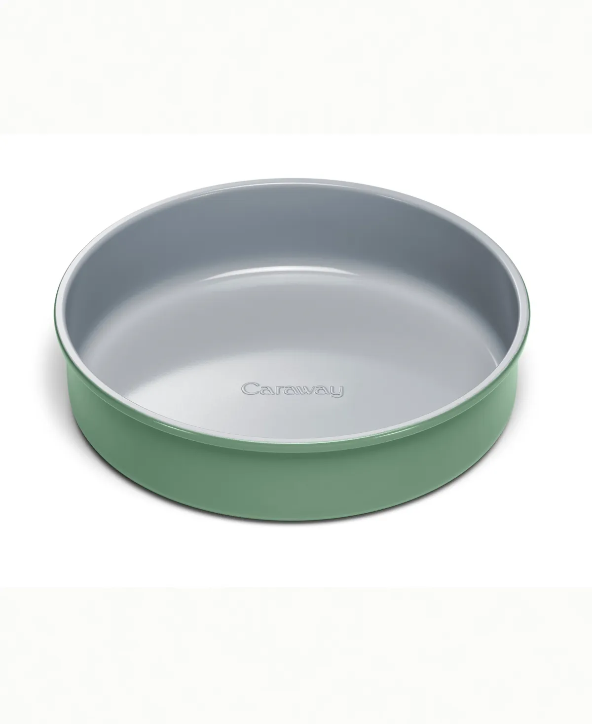 Caraway Non-Stick Ceramic 9” Circle Pan - Naturally Slick Ceramic Coating - Non-Toxic, PTFE & PFOA Free - Perfect for Birthday Cakes, Tartes, & More - Slate