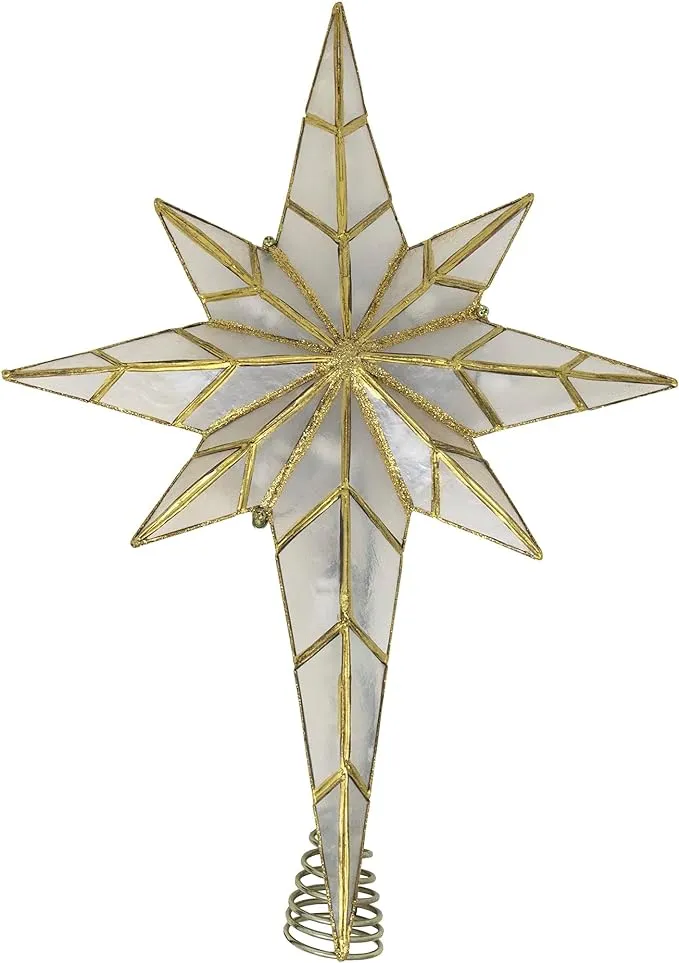 Kurt S. Adler 16.7-Inch UL 10-Light Bethlehem Star Treetop