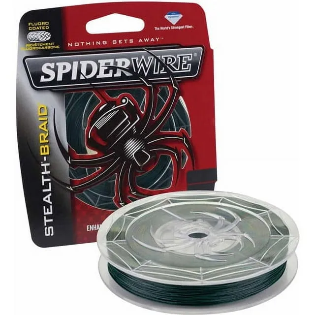 Spiderwire Stealth Braided Fishing Line - 30lb, Moss Green, 125yds