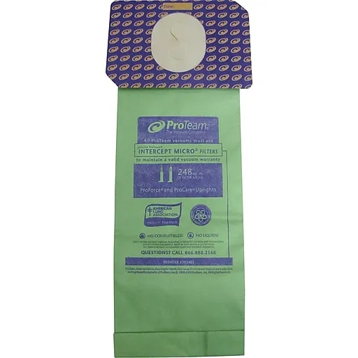 ProTeam Micro Filter Vacuum Bags 103483 10 Pack