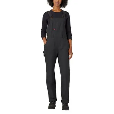 Dickies Women's Double-Front Duck Bib Overalls