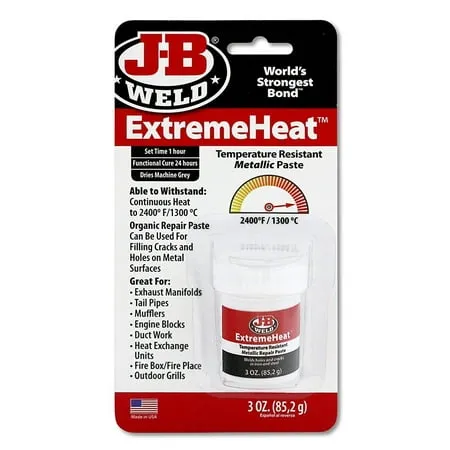 J-B Weld Extreme Heat High Temperature Resistant Metallic Paste