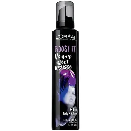 L'Oreal Paris Advanced Hairstyle Boost It Volume Inject Mousse - 8.3 fl oz bottle