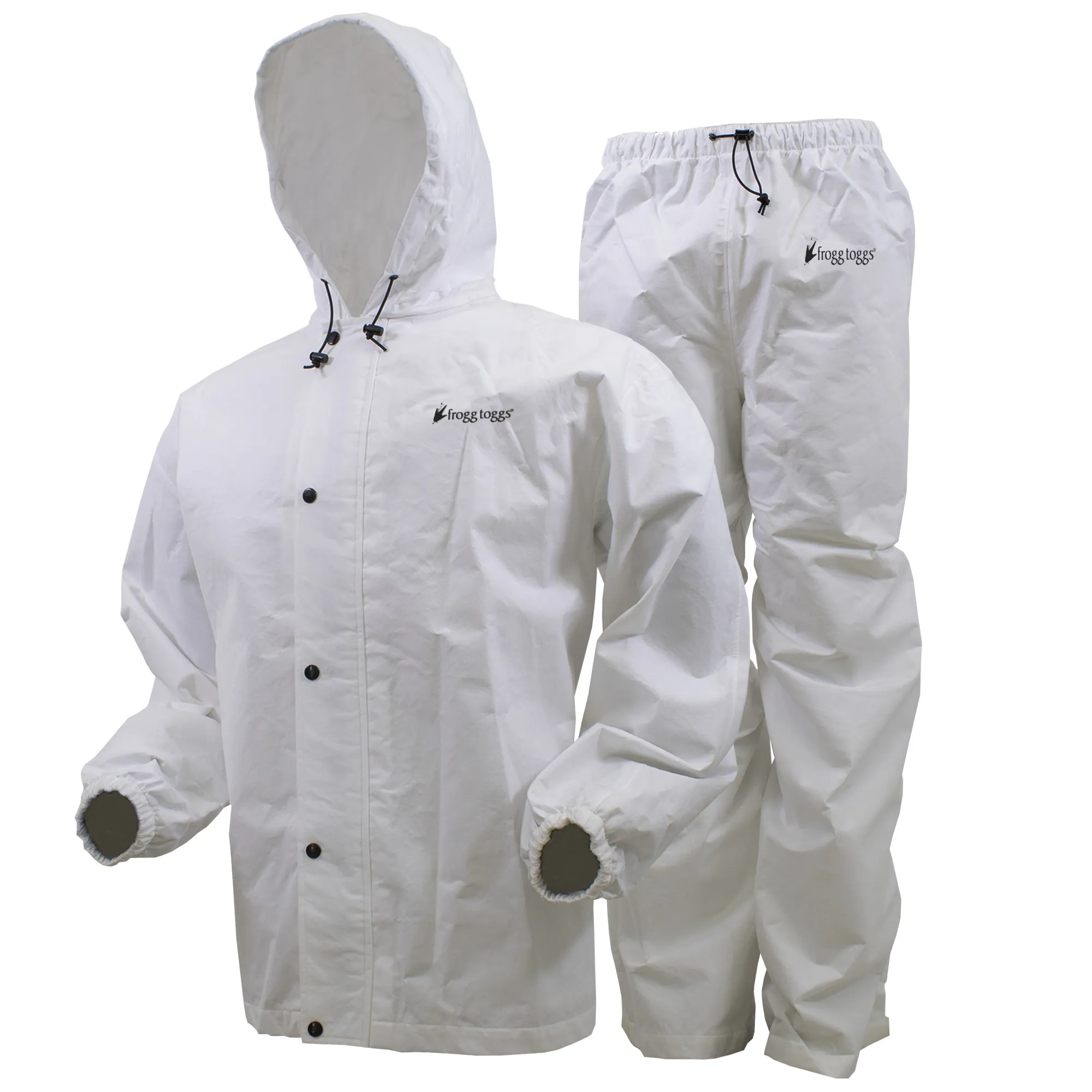 Frogg Toggs Men's Classic All-Sport Rain Suit, White