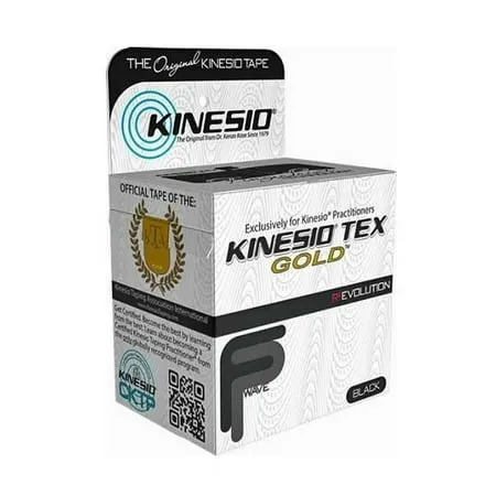 Kinesio Tape, Tex Gold FP, 2" x 5.5 yds Black