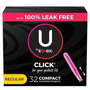 U by Kotex Click Compact Super Tampons