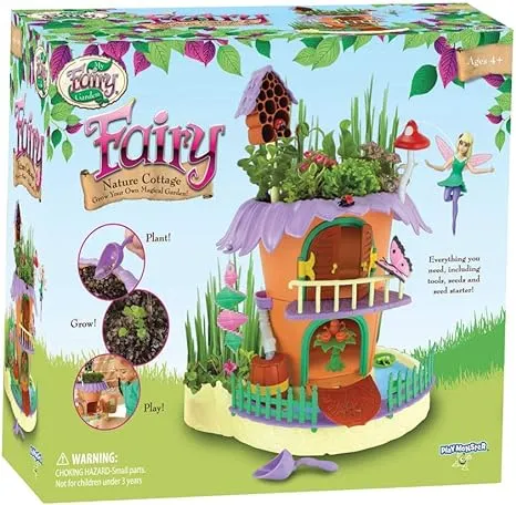 My Fairy Garden — Nature Cottage Toy Figurine and Plant Kit — Grow Your Own Magical Garden with Fairy Isla — Ages 4+