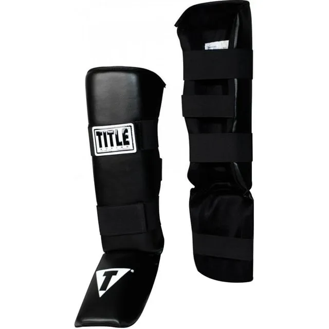 Title MMA Vinyl Shin Instep Guards-Child