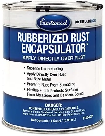 Eastwood Rubberized Rust Encapsulator Quart 11864ZP